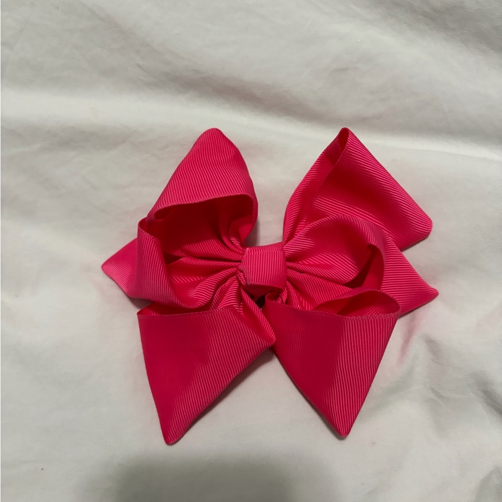 Vibrant Pink Hair Bow